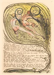 Europe. Une prophétie, Planche 10, Enitharmon dormait... (Bentley 12)